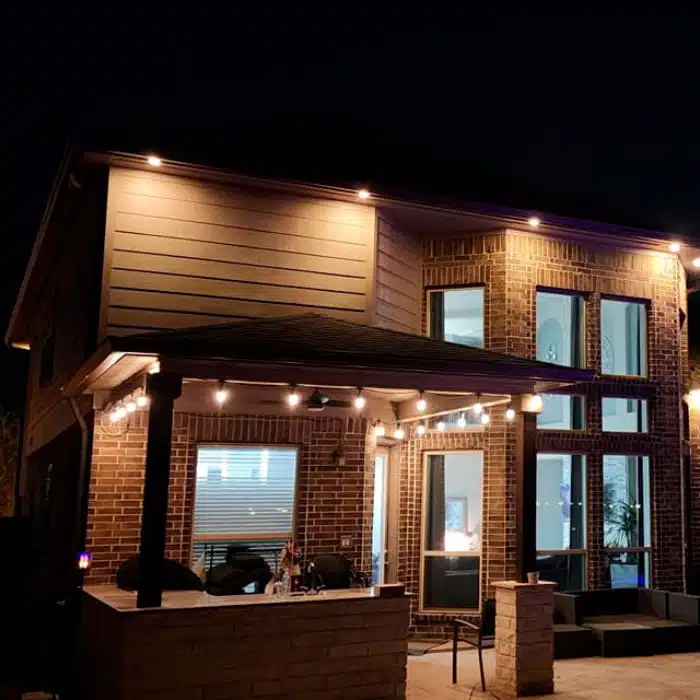 Color Changing the Soffit Lights