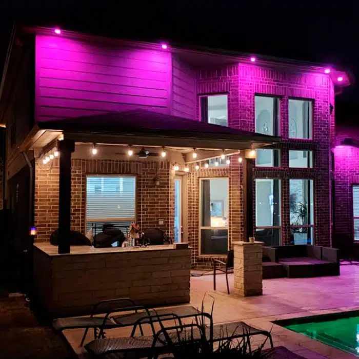 Color Changing the Soffit Lights