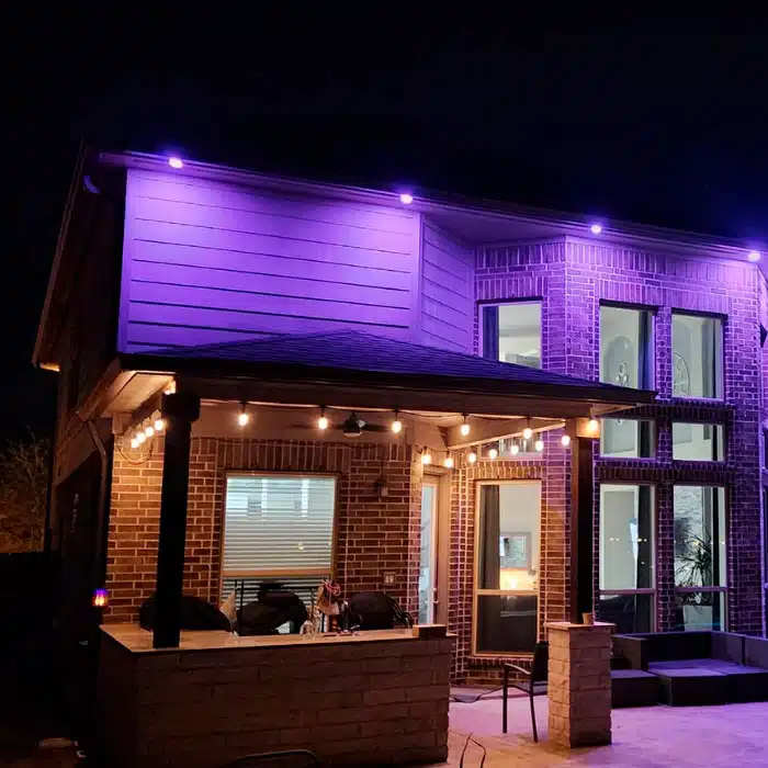 Color Changing the Soffit Lights