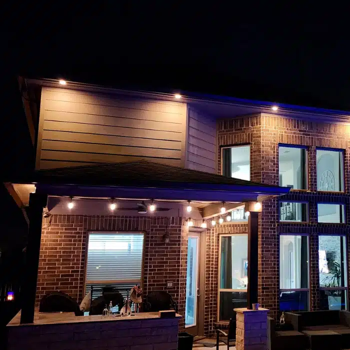 Color Changing the Soffit Lights